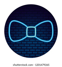 party bow tie neon accessory