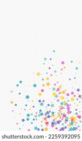 Party Bright Vector Transparent Background Confetti Pattern. Happy Festive Shine Illustration. Rain Vector Transparent Background Wallpaper. Color Party Dust Texture.