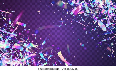 Party Burst. Isolated Design. Anniversary Confetti. Explosion Glitter. Pink Glare Background. Laser Christmas Explosion. Foil Concept. Digital Tinsel. Blue Party Burst