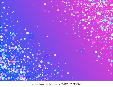 Party Burst. Neon Serpentine. Modern Banner. Laser Concept. Unicorn Background. Light Surprise Template. Pink Disco Tinsel. Digital Ribbon. Purple Party Burst