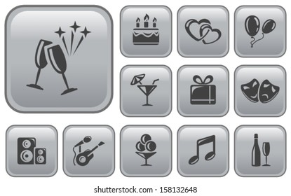 Party buttoin set