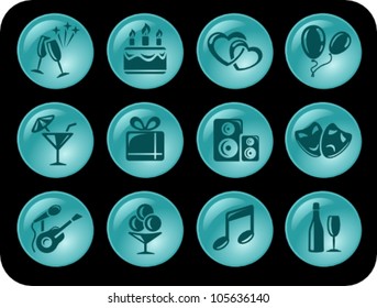 Party button set