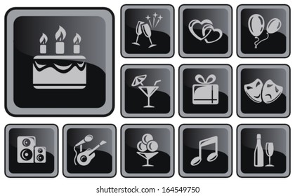 Party button set
