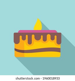 Party cake icon. Flat illustration of Party cake vector icon for web design
