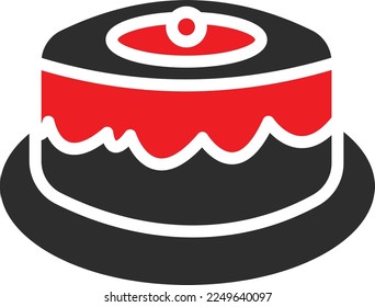 Party Cake vector icon, celebration cake icon, party cake vector icon, sweet cake vector icon
