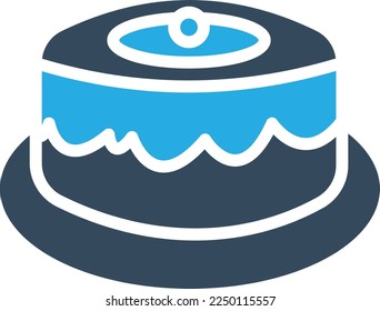 Party Cake vector icon, celebration cake icon, party cake vector icon, sweet cake vector icon
