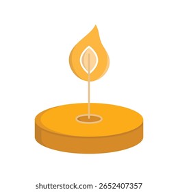 party candle icon vector illustration