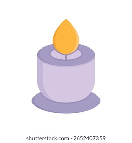party candle icon vector illustration