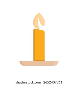 party candle icon vector illustration
