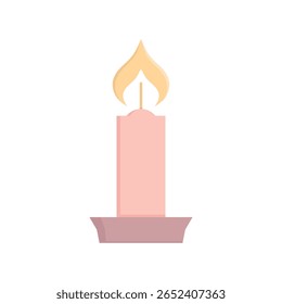 party candle icon vector illustration
