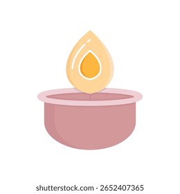 party candle icon vector illustration