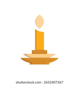 party candle icon vector illustration