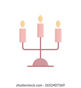 party candle icon vector illustration