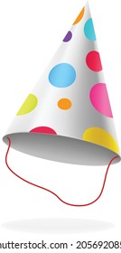 Party cap, hat icon vector design