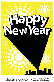 Party Card Happy new year