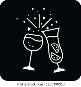 Party and celebration icon for web and print. EPS 10 