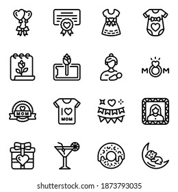 
Party Celebration Solid Icons Pack 