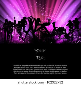 Party color background illustration