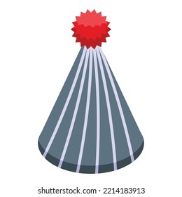 Party cone icon isometric vector. Birthday cap. Celebrate anniversary