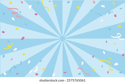 party confetti background illustration material