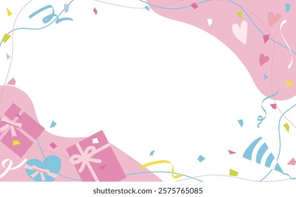 party confetti background illustration material