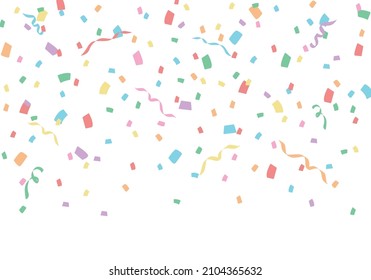 Party confetti background material pastel Color