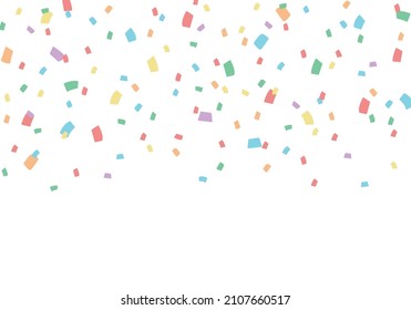 Party confetti background material pastel Color
