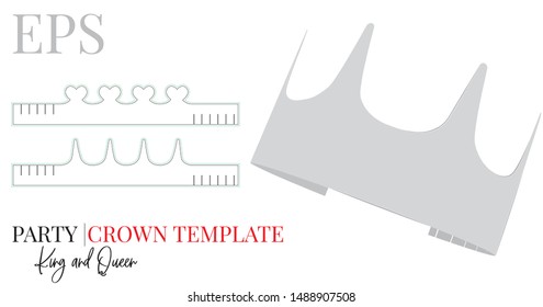 Paper Crown Template Hd Stock Images Shutterstock