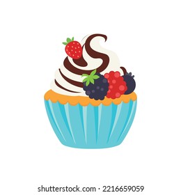 party cupcakes Keep cakes, birthday parties, cupcakes of various flavors, chocolate, lemon, blueberry, vanilla, milk, mixed fruit cupcakes