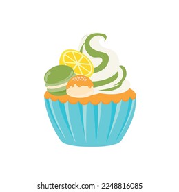 party cupcakes Keep cakes, birthday parties, cupcakes of various flavors, chocolate, lemon, blueberry, vanilla, milk, mixed fruit cupcakes