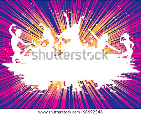 party dance flyer background illustration vector stock vector