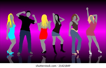 party dancers