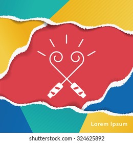 party decorate ribbon icon