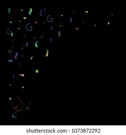 Party Decoration Tinsel Vector Foil Confetti. Elegant Foil Frame, Fireworks Explosion, Blast, Burst, New Year, Christmas, Birthday Celebration. Winter Holidays Blue, Green Gradient Tinsel Confetti