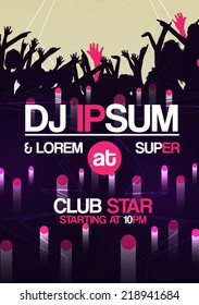 Party design template - Vector Illustration