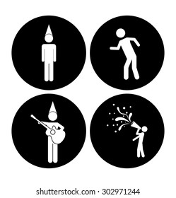 Party digital design, vector illustration eps 10