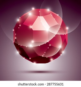 Espectáculo discográfico con brillo rojo dimensional. Ilustración de gala abstracta vectorial - tesoro de eps10. Tema de la celebración.