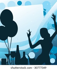 party disco background