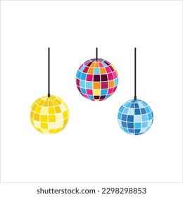Party Disco Ball Vector Design