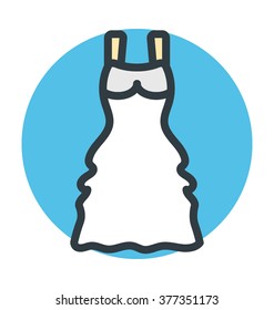 Party Dress Vector Icon
