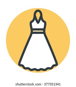 Party Dress Vector Icon