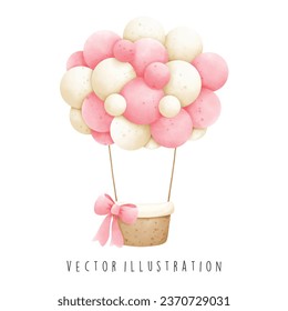 Party event balloon vector illustration