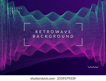 Party Event. Electronic Disco Invitation. Pink Techno Background. Discotheque Poster. Concert Vector. Fest Trance Template. Violet Night Club Banner. Green Party Event