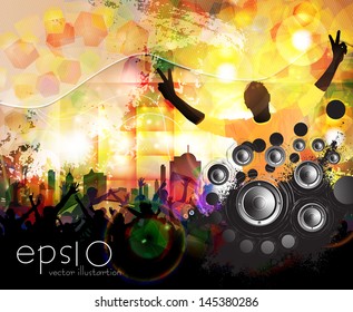 Party event illustration. Vector