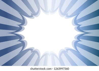 Party event material, for title space and message space with speed sense, American comic speech space