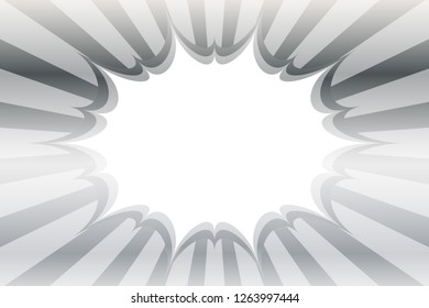 Party event material, for title space and message space with speed sense, American comic speech space