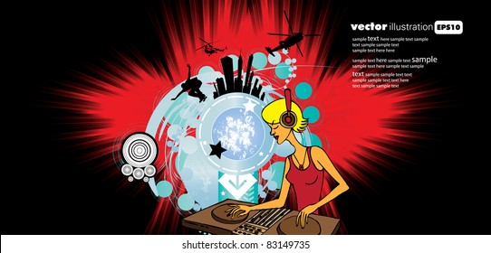 Party event poster