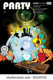 Party event poster