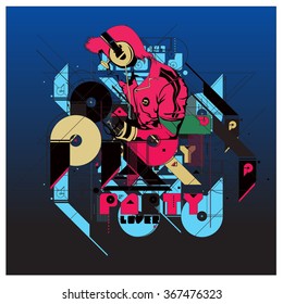 Party event poster template