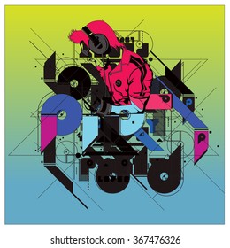 Party event poster template